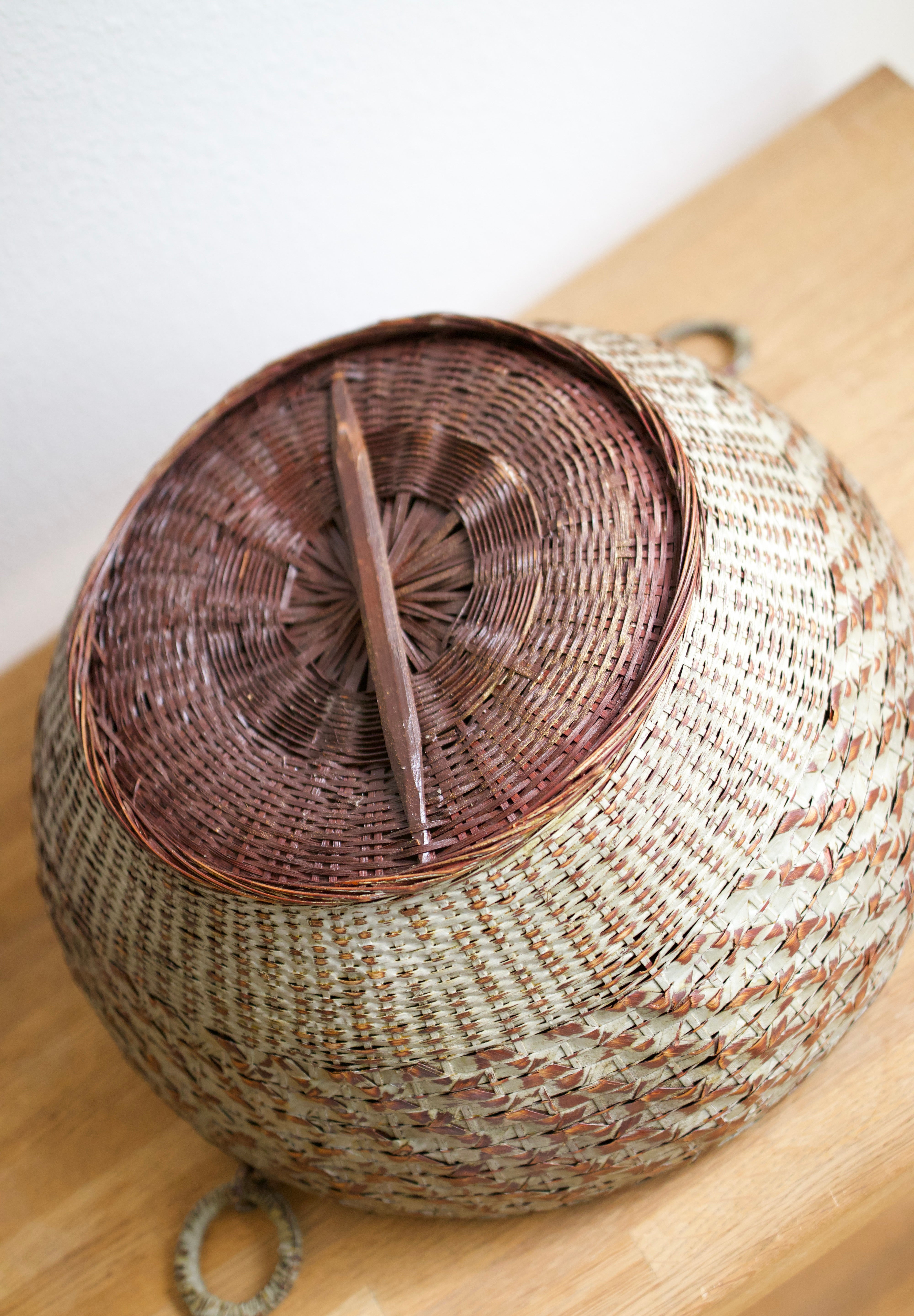 Handwoven Wicker Basket