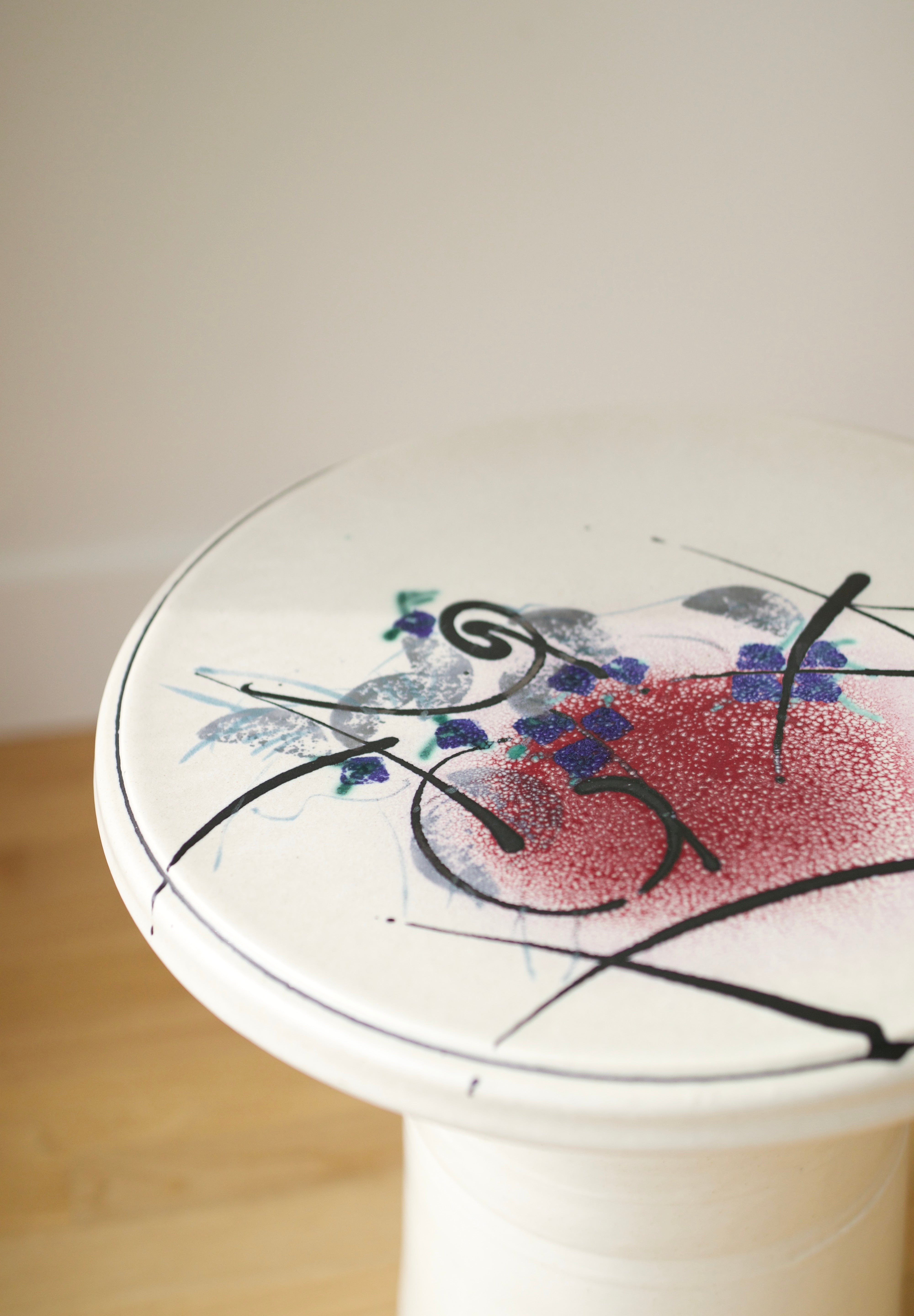 Gerry Newcomb Studio Pottery Table, 1970s–80s