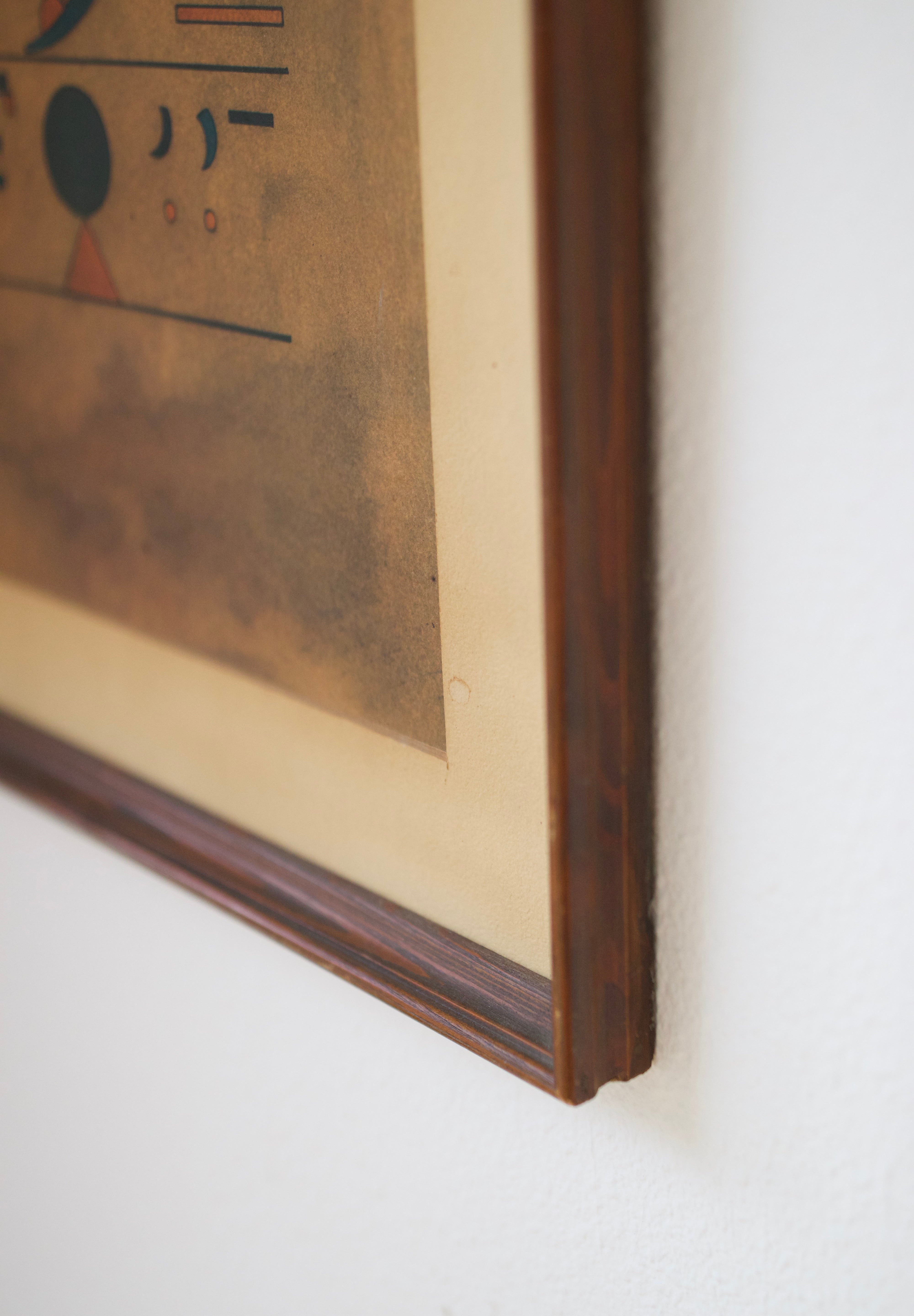 Vintage Wassily Kandinsky "Sign Series" Framed Print