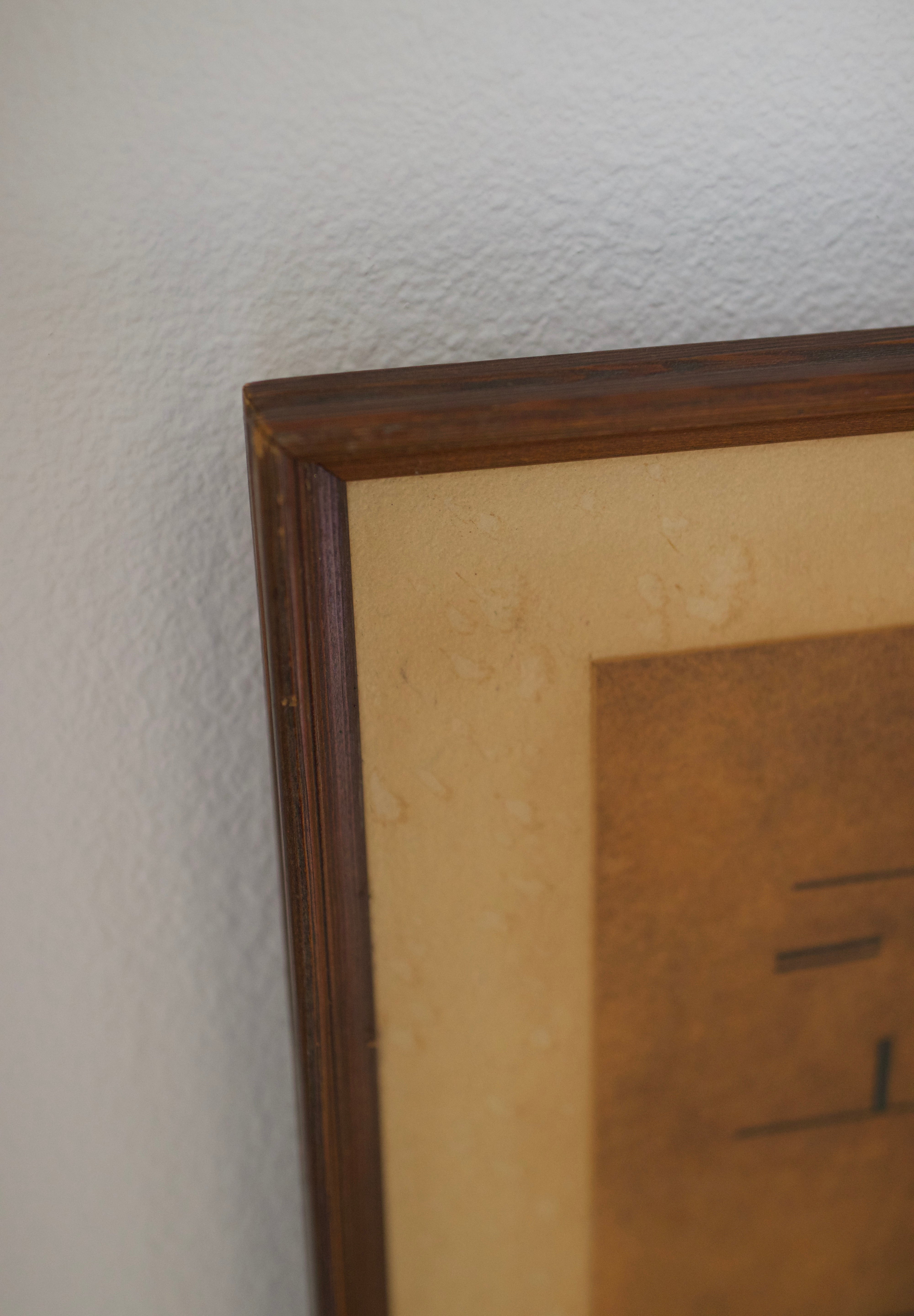 Vintage Wassily Kandinsky "Sign Series" Framed Print
