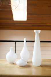 Vintage Danish Opaline Vessel by Jacob Bang for Kastrup Glas