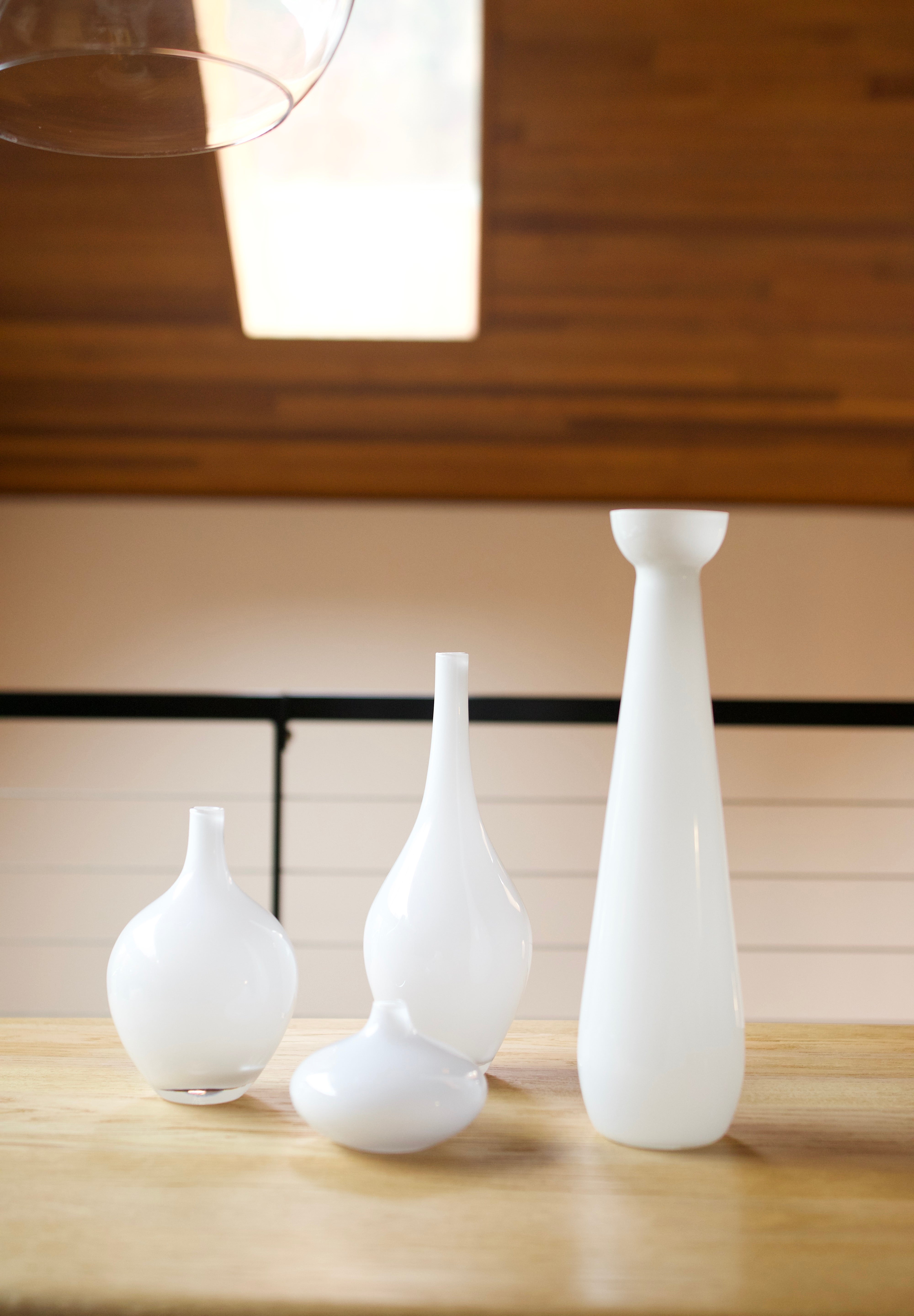 Vintage Danish Opaline Vessel by Jacob Bang for Kastrup Glas
