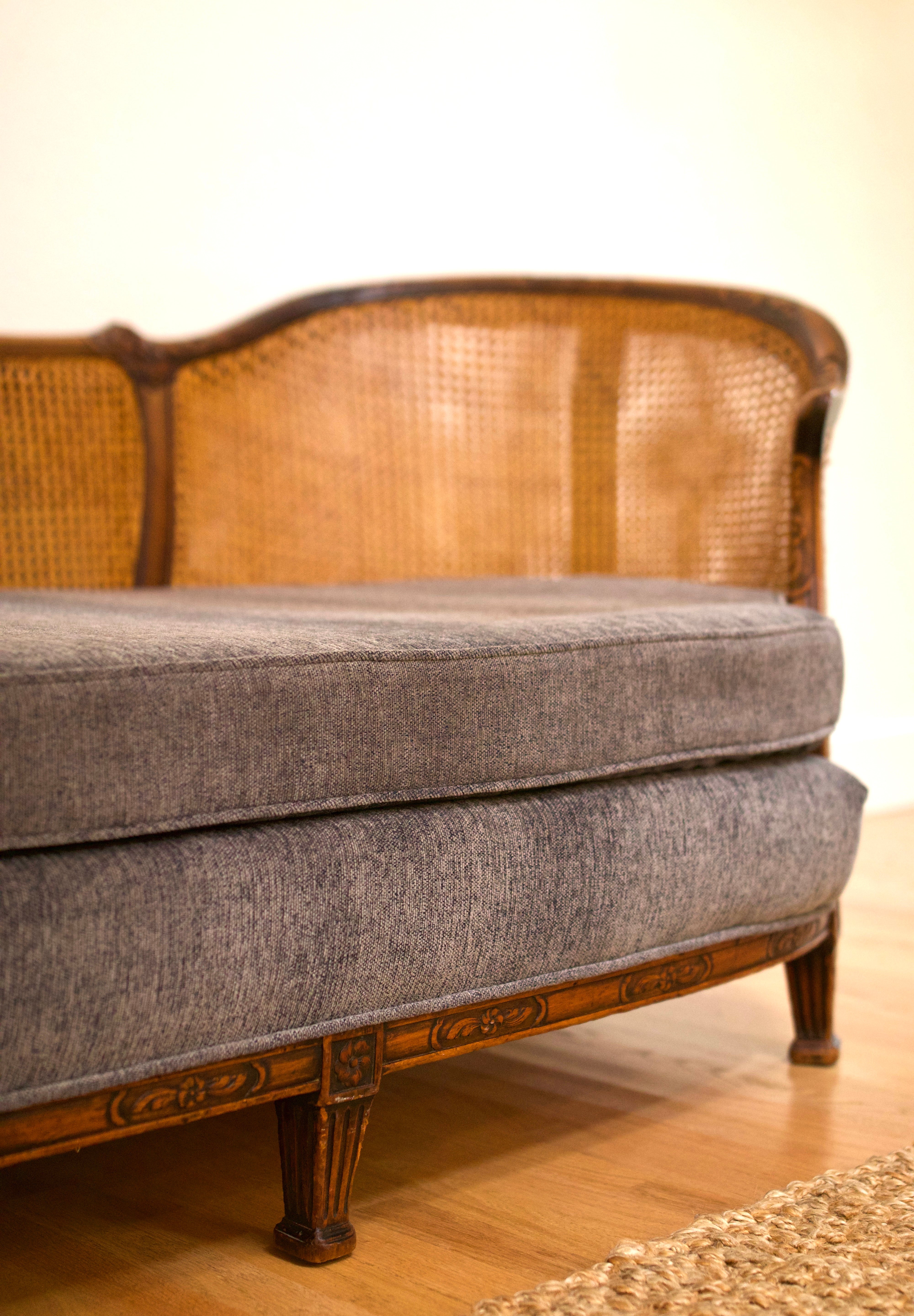 Antique Double Caned Daybed