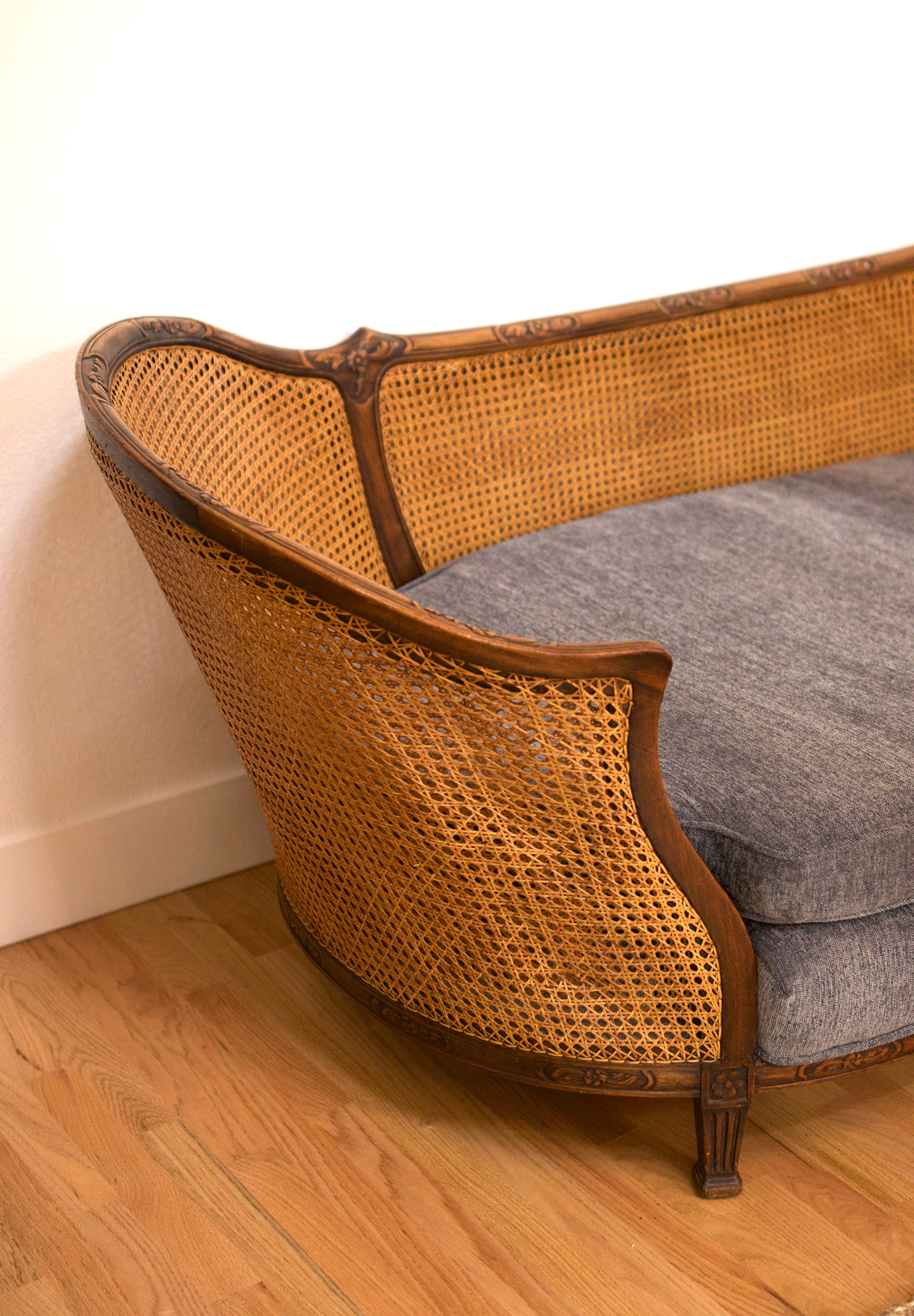Antique Double Caned Daybed