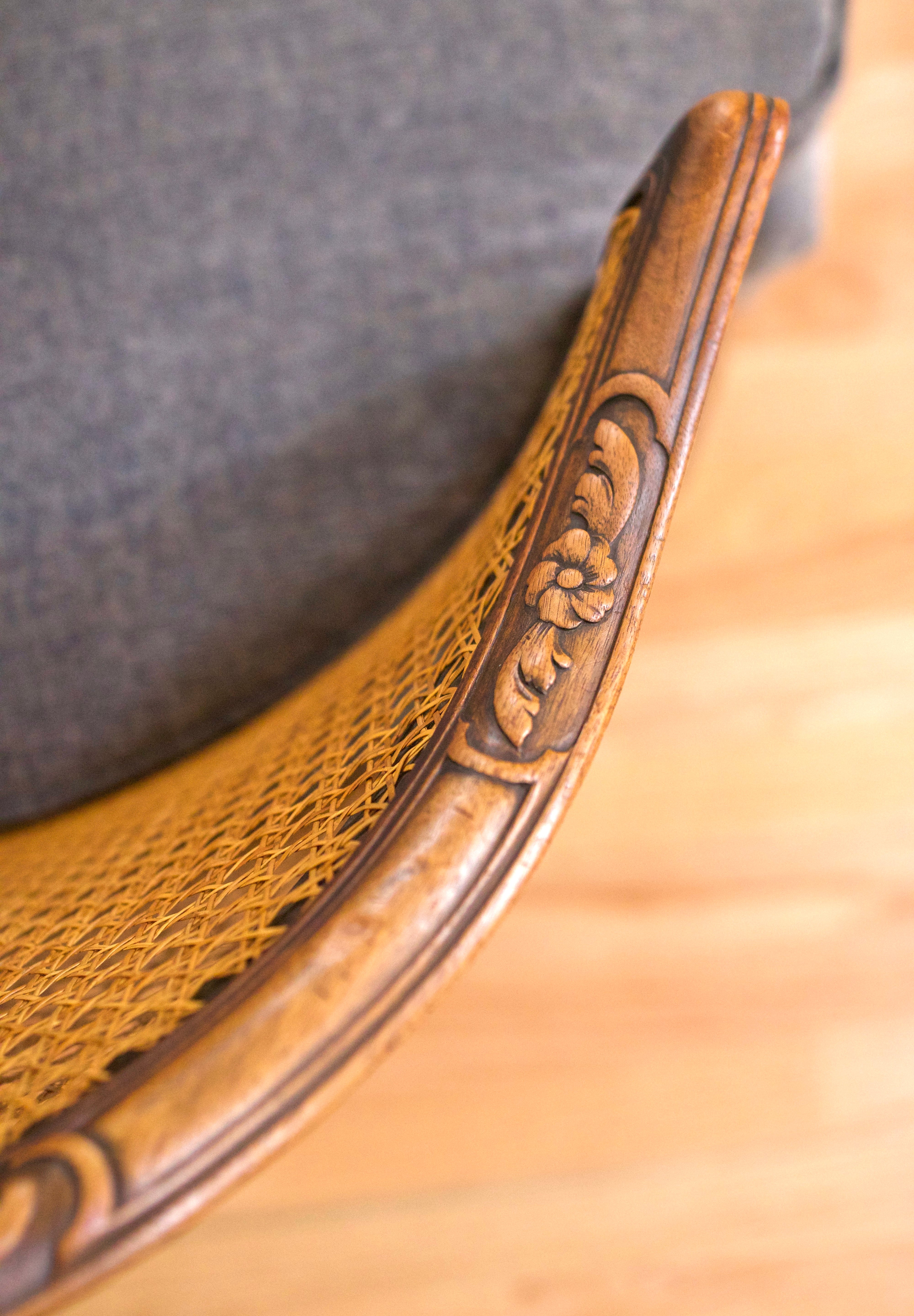 Antique Double Caned Daybed
