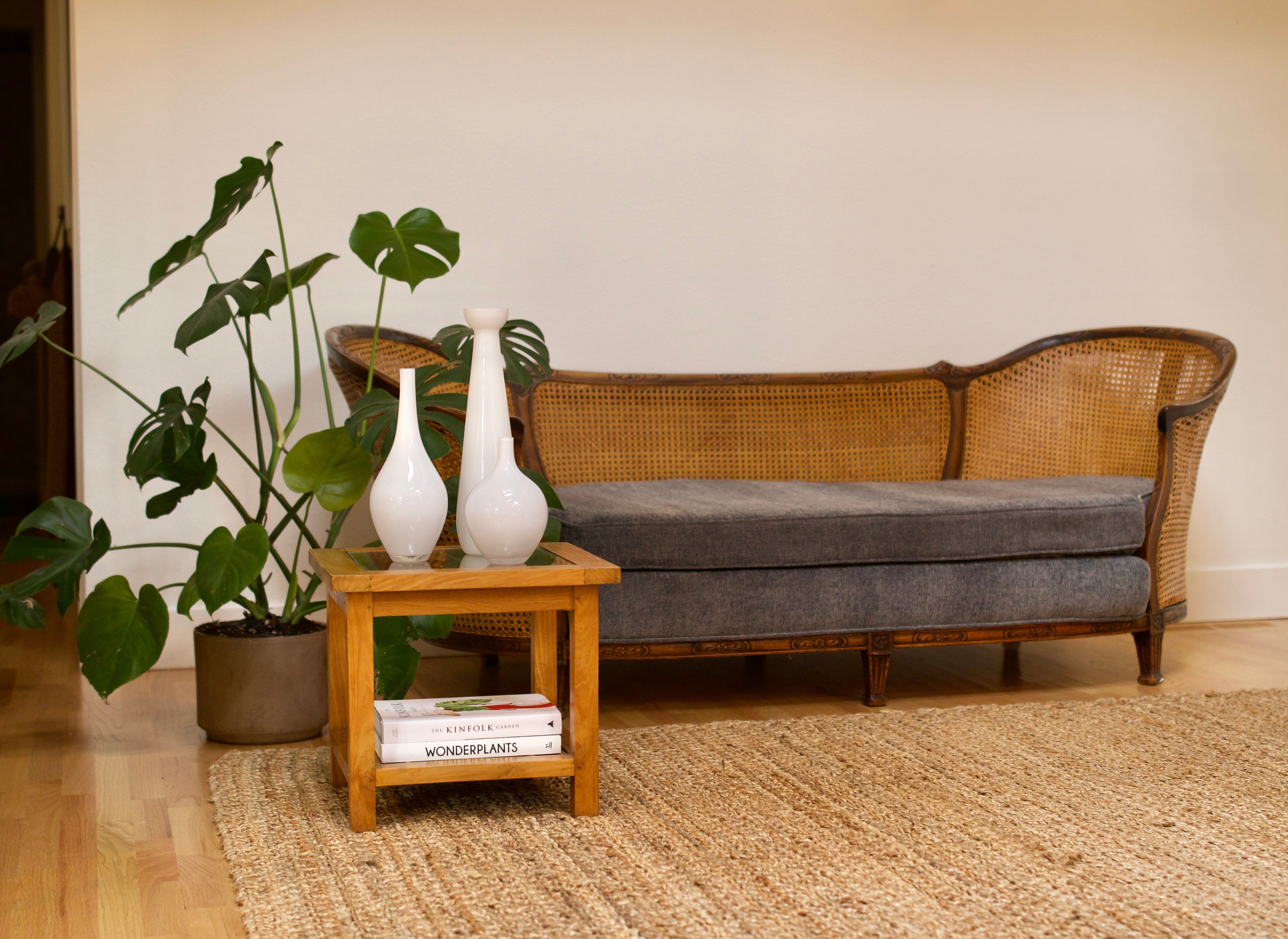 Antique Double Caned Daybed