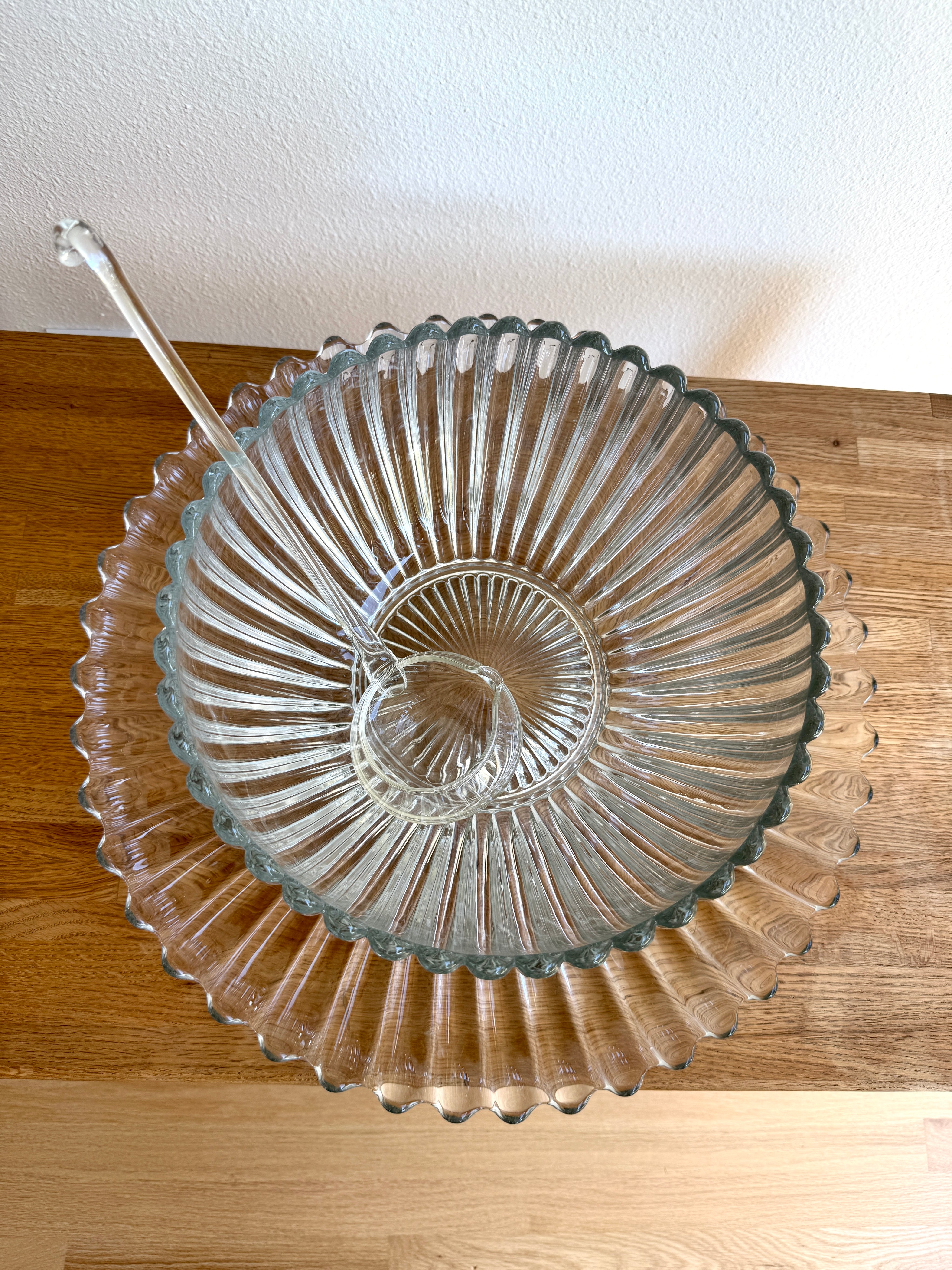 Vintage Heisey Crystolite Punch Bowl Set