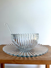 Vintage Heisey Crystolite Punch Bowl Set
