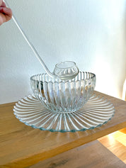 Vintage Heisey Crystolite Punch Bowl Set