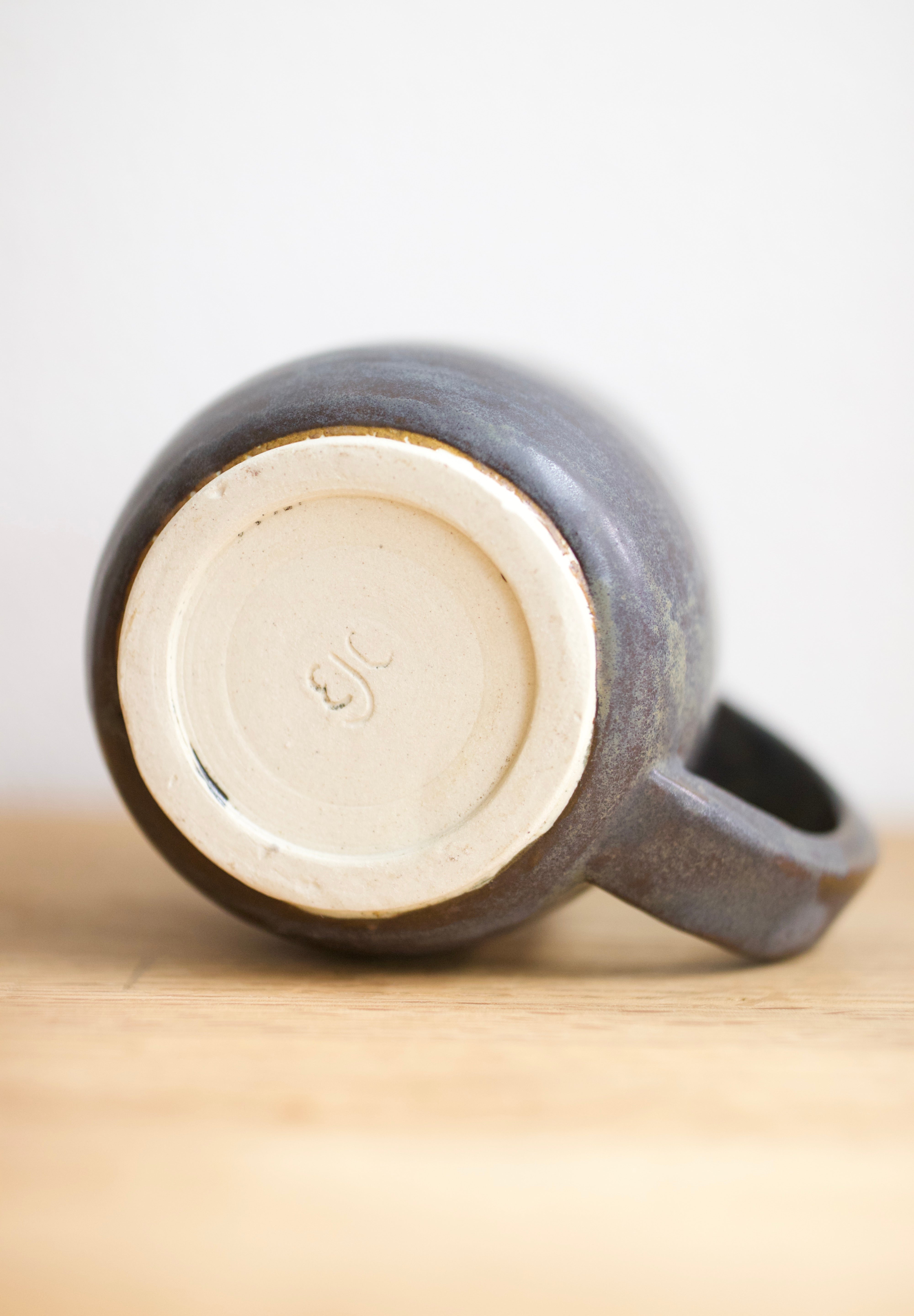 Midnight Blue Studio Pottery Mug