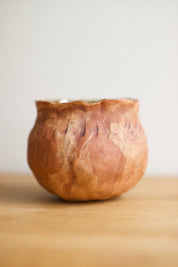 Textured Stoneware Bud Vase
