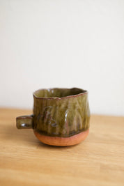Studio Pottery Cup with Side Handle