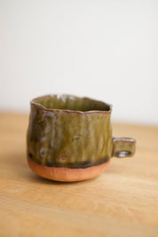 Studio Pottery Cup with Side Handle