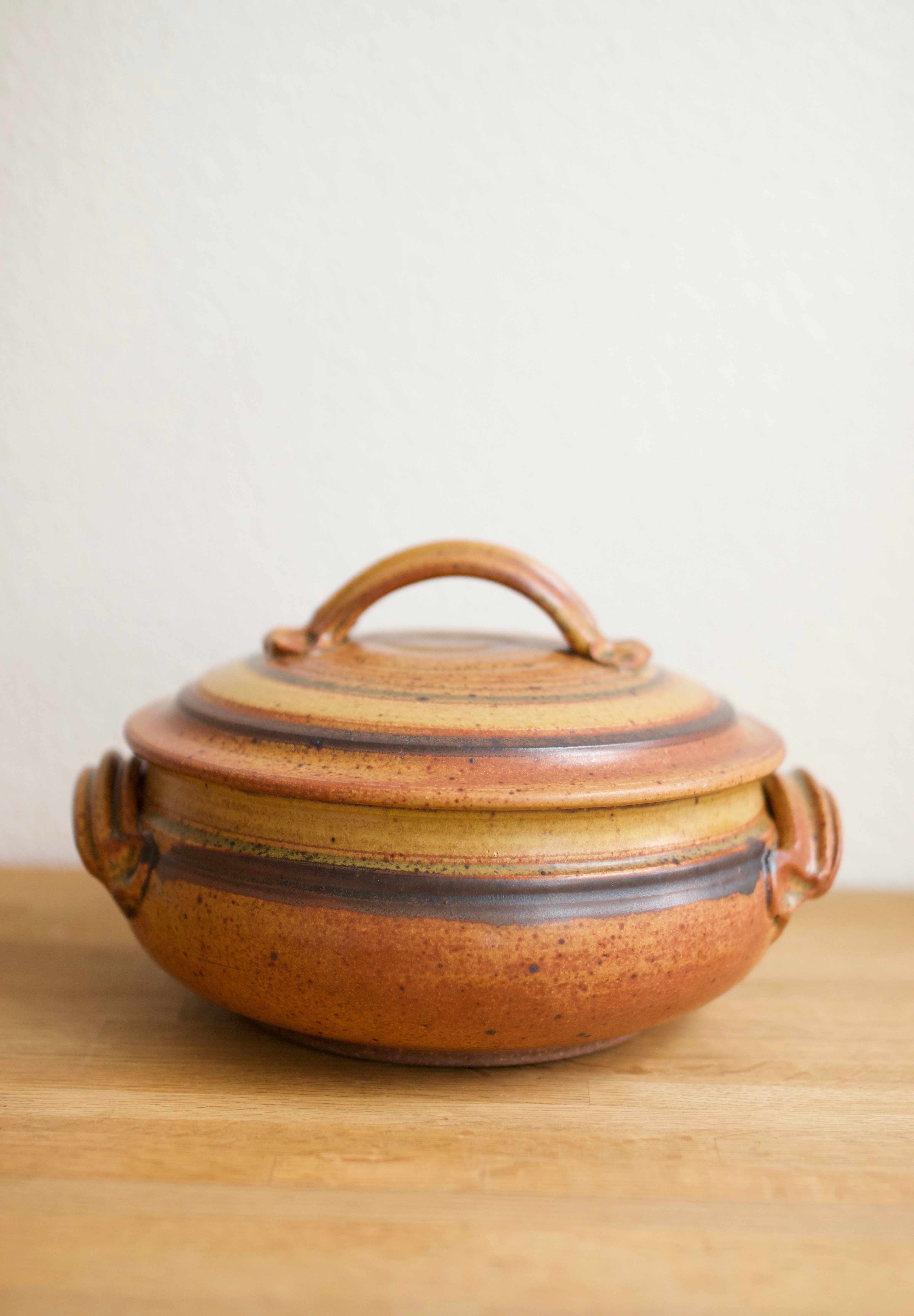Wally Schwab Studio Pottery Casserole Dish