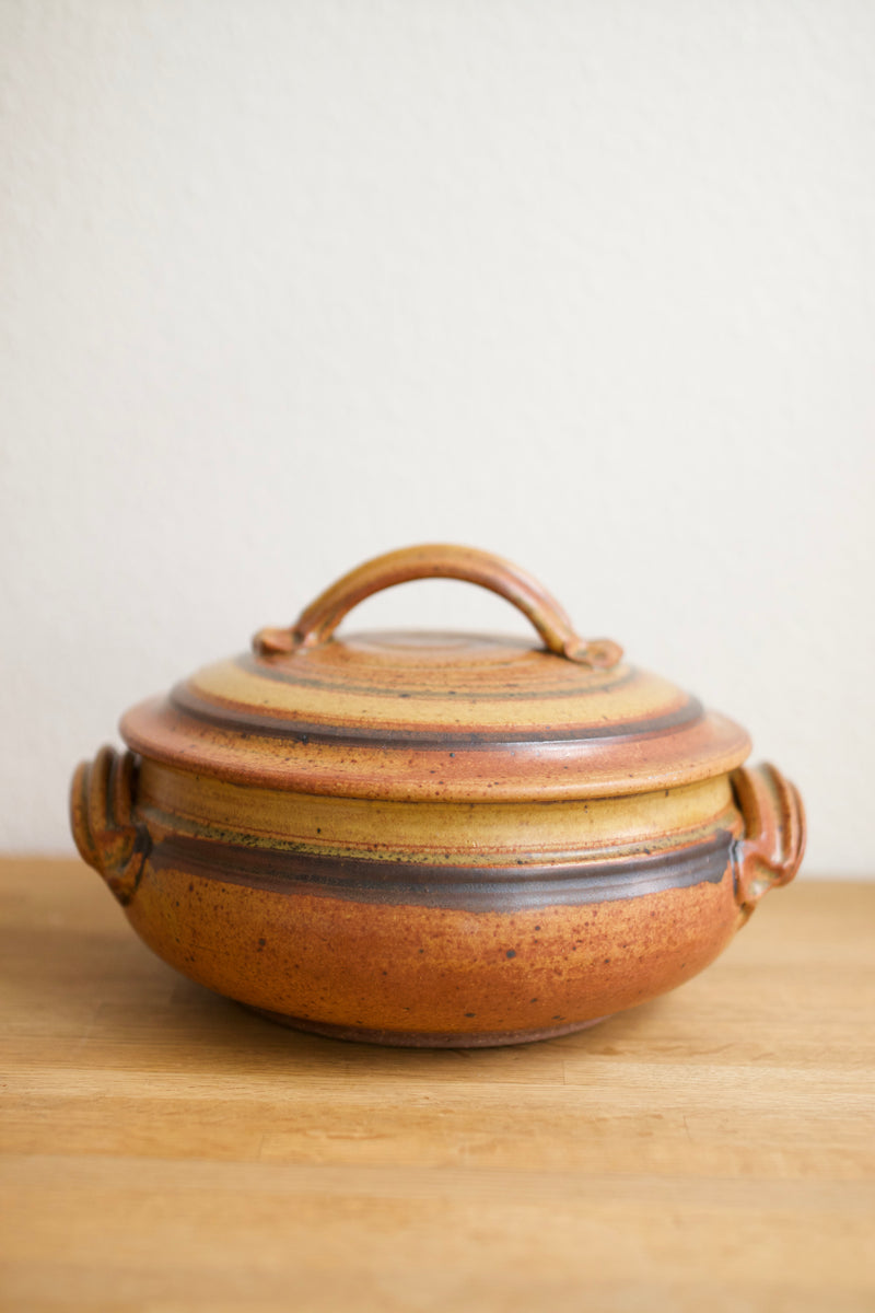 Wally Schwab Studio Pottery Casserole Dish