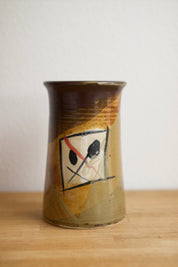 Abstract Studio Pottery Vase