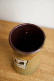 Abstract Studio Pottery Vase
