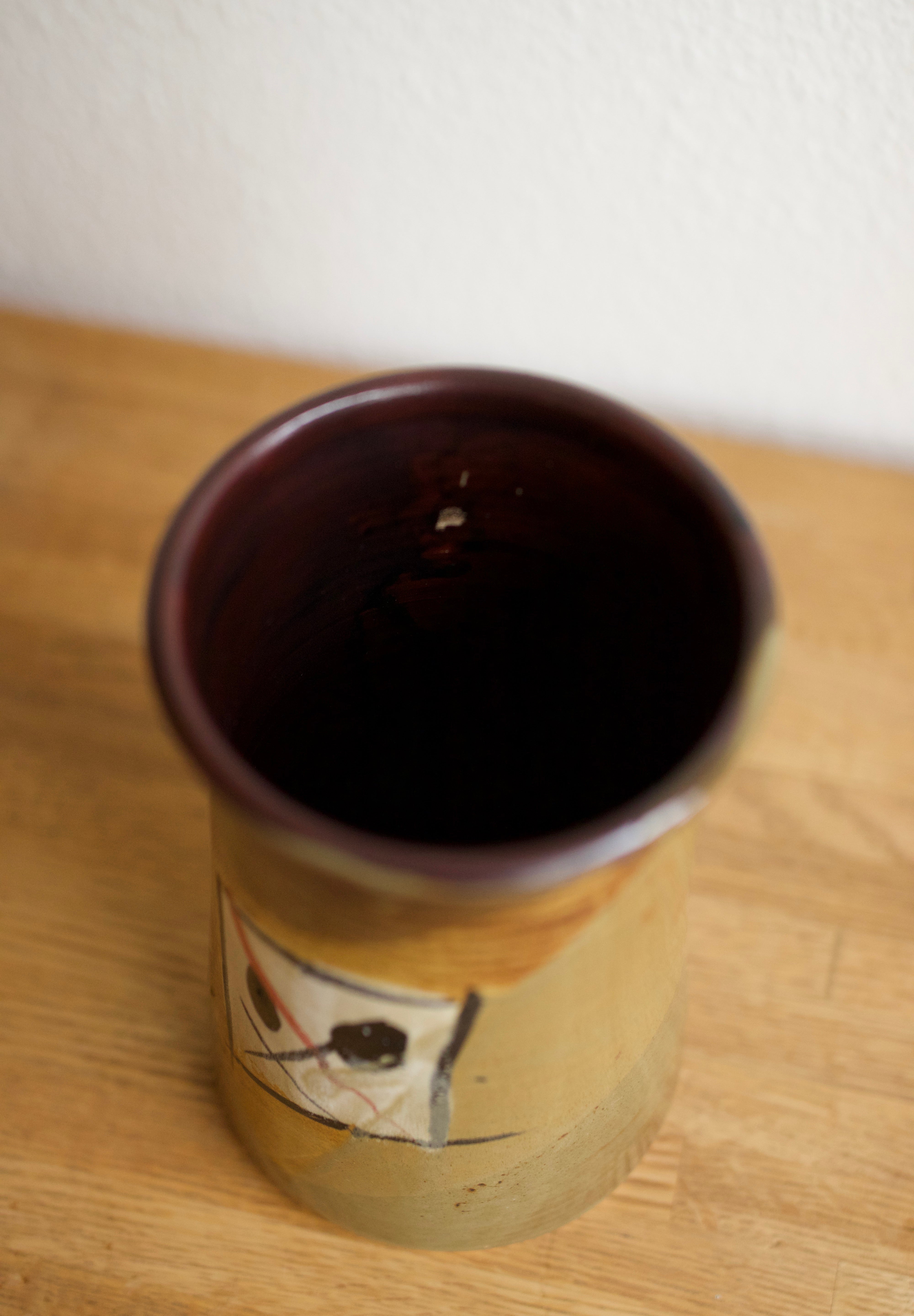 Abstract Studio Pottery Vase