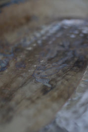 Hammered Copper Fish Serving Platter with Lid