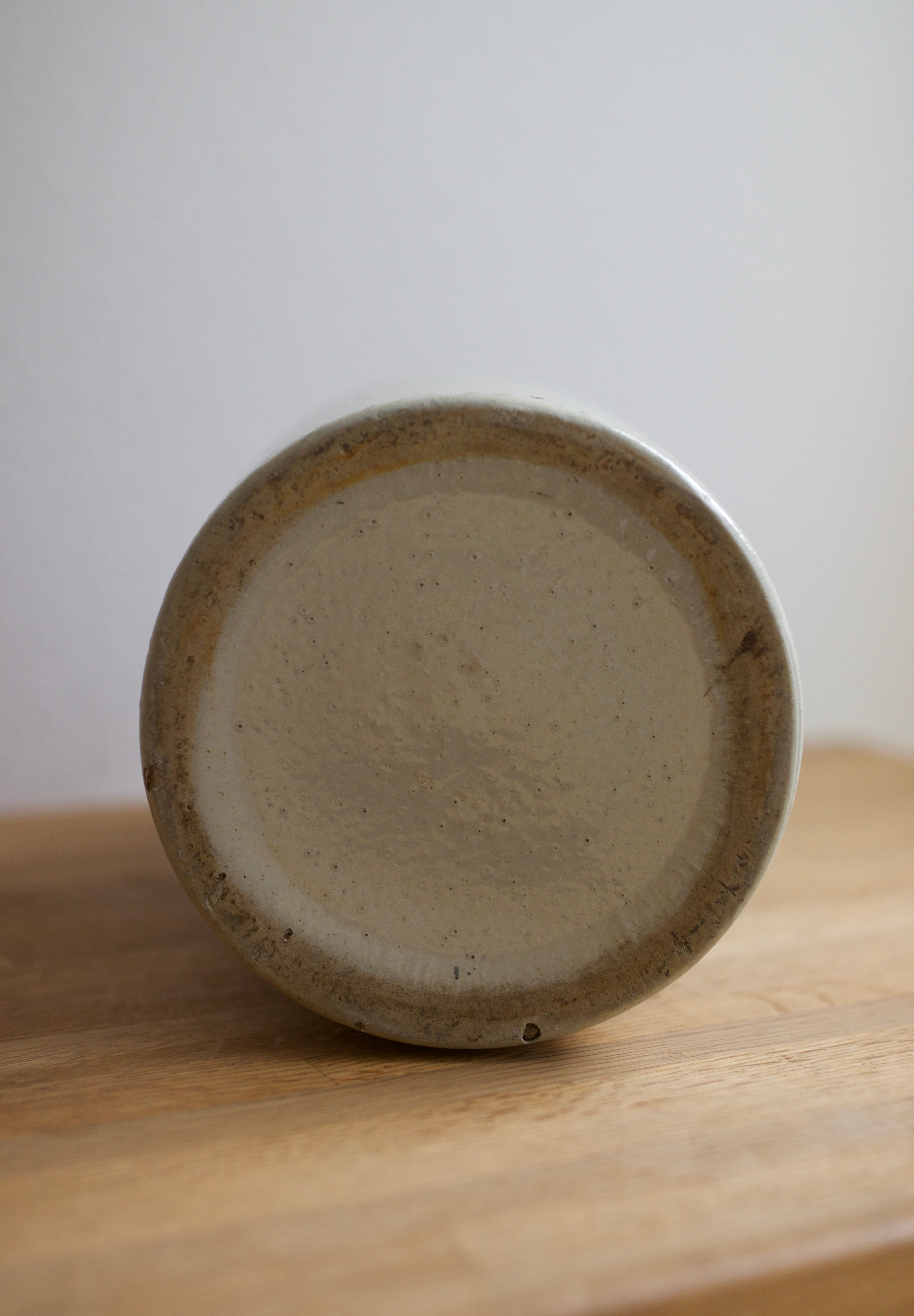 Vintage English Two-Tone Stoneware Crock