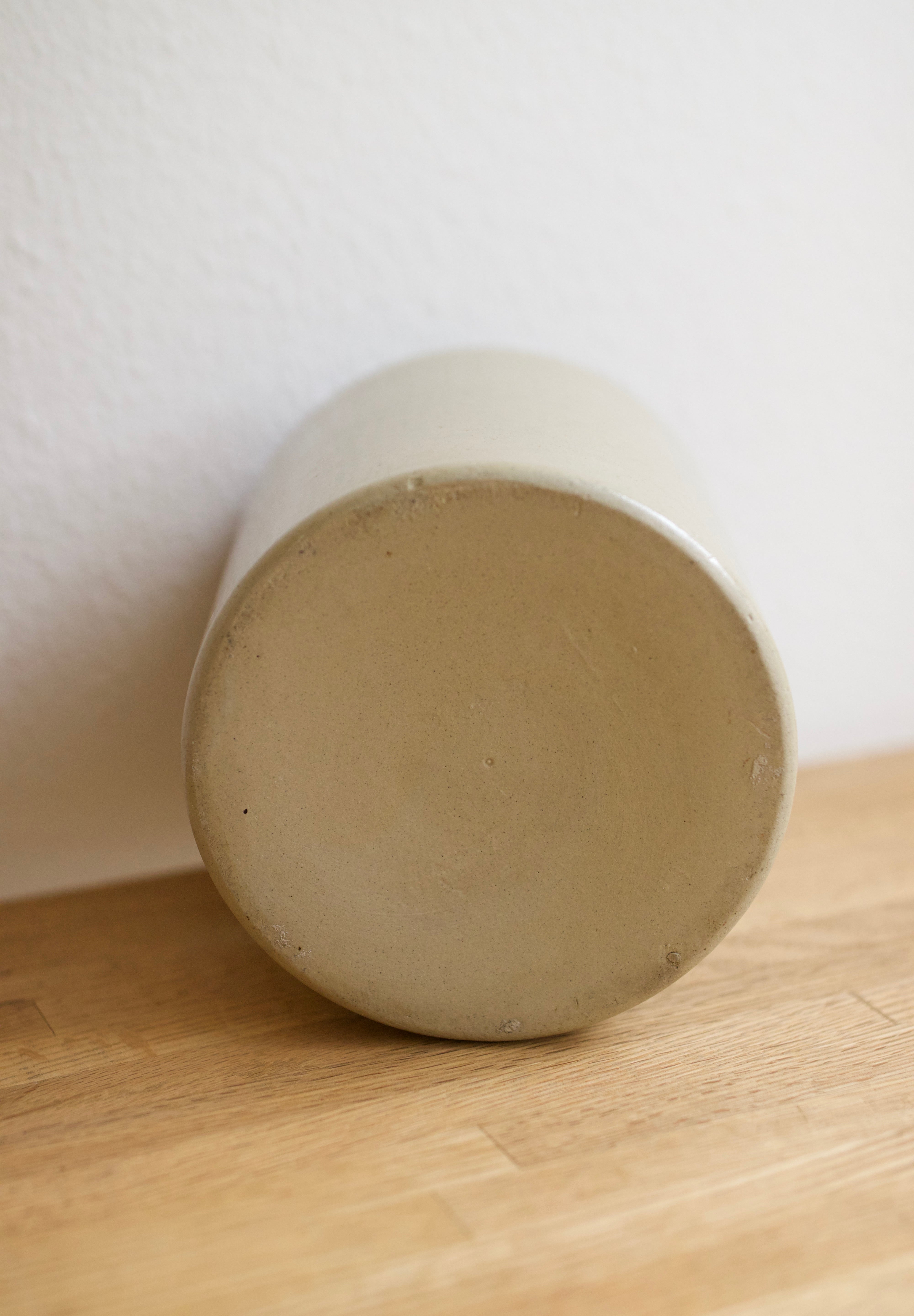 Vintage English Two-Tone Stoneware Crock