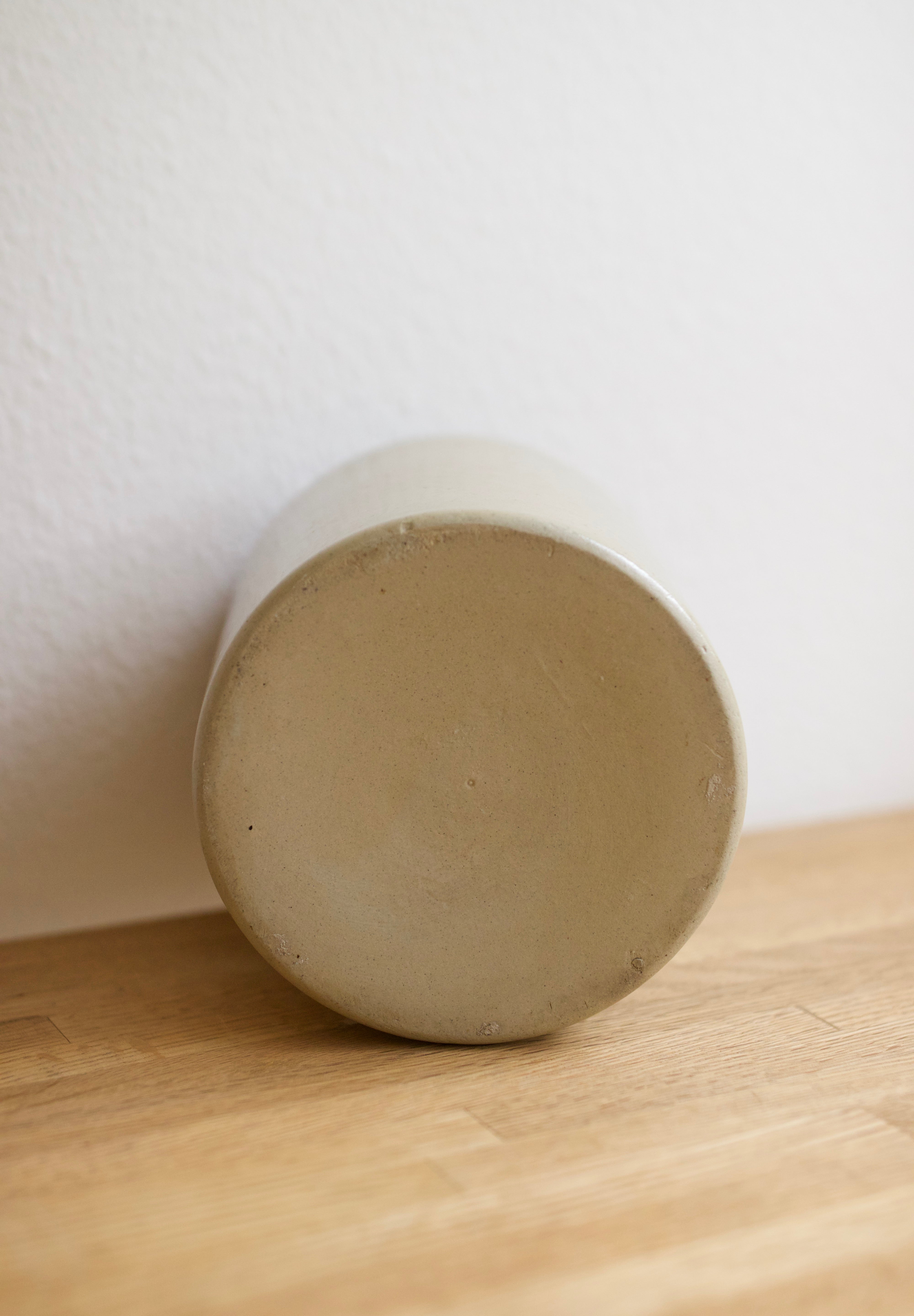 Vintage English Two-Tone Stoneware Crock