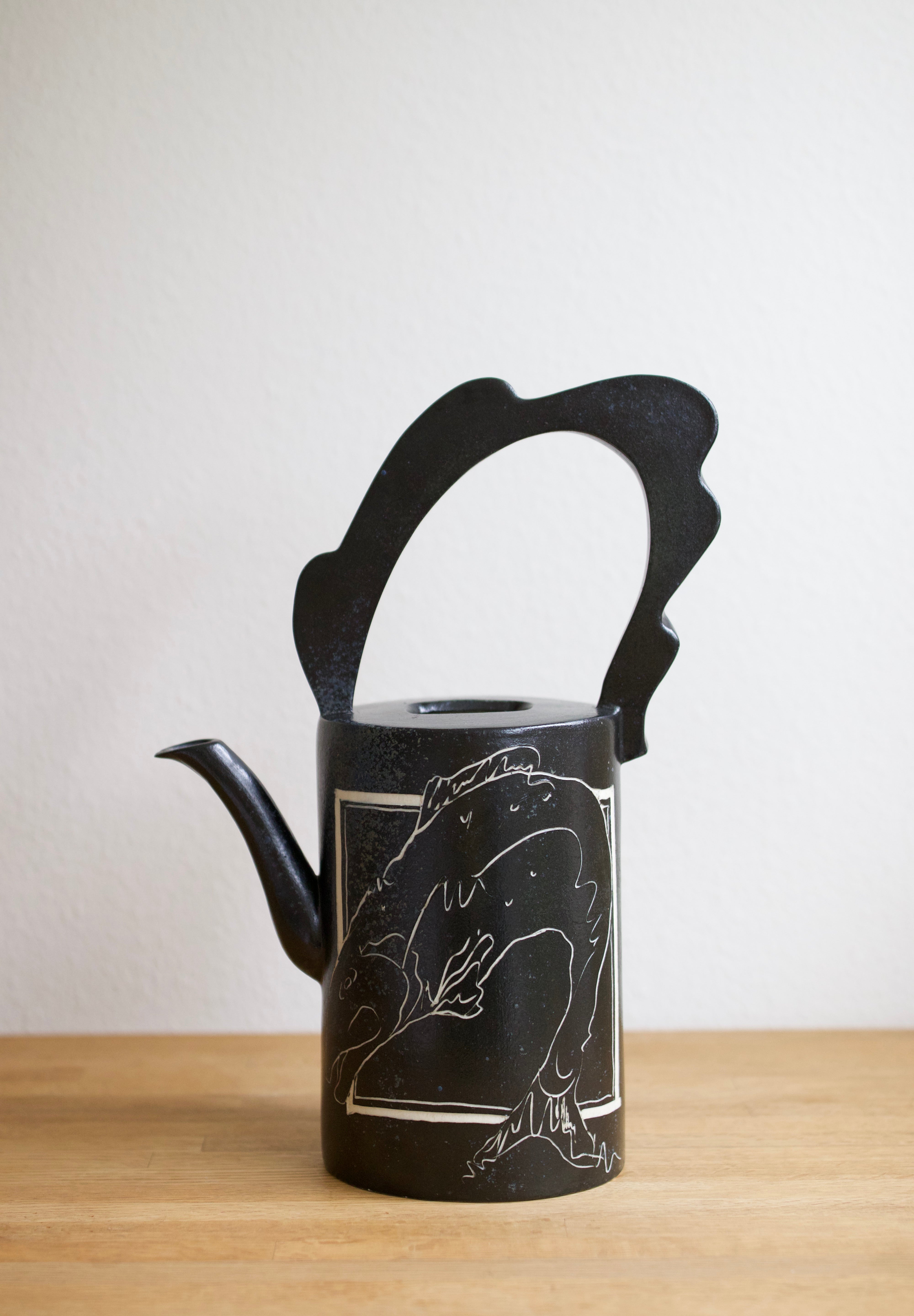 Studio Pottery Watering Can Vase