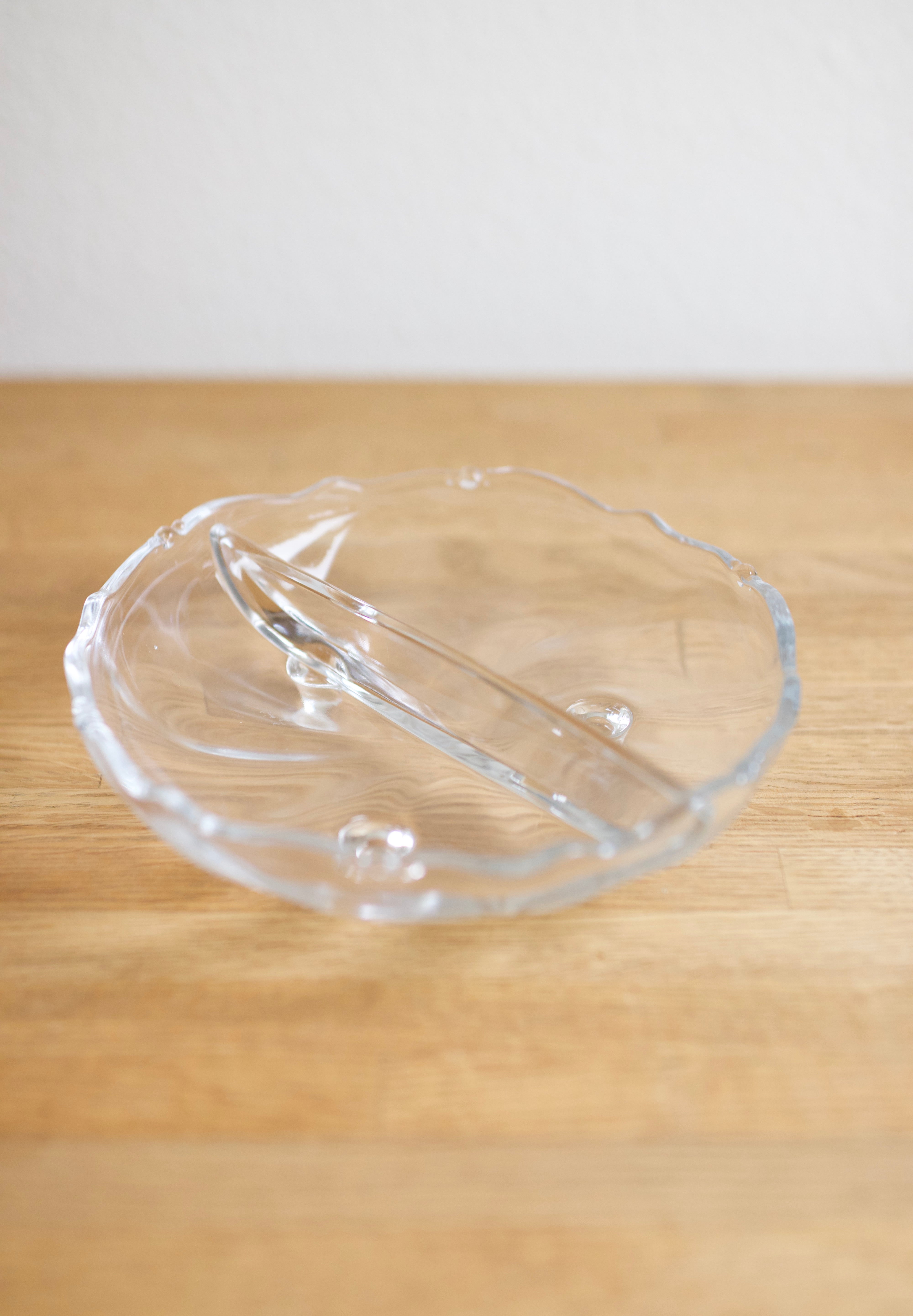 Vintage Heisey Waverly Divided Relish Dish