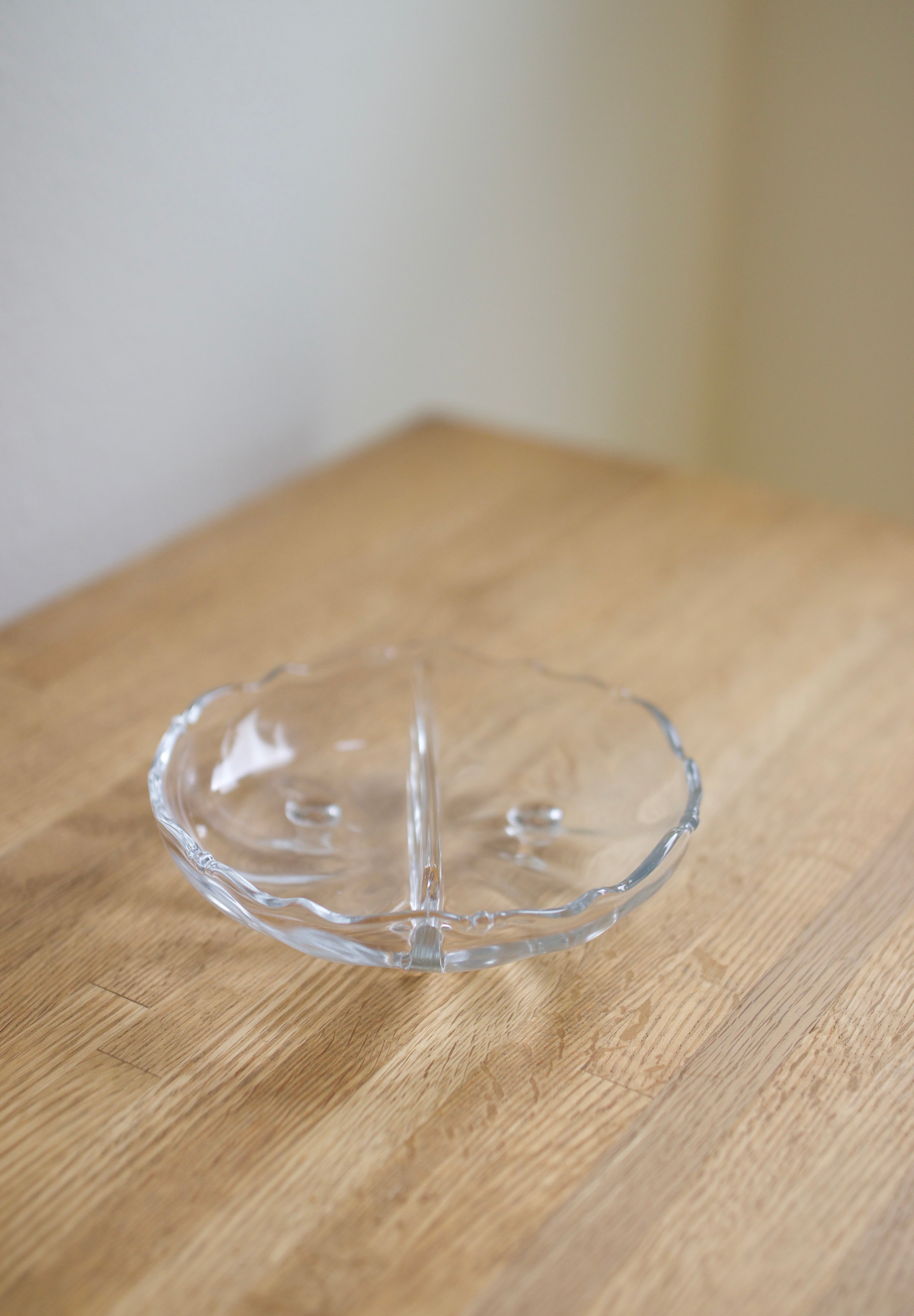 Vintage Heisey Waverly Divided Relish Dish
