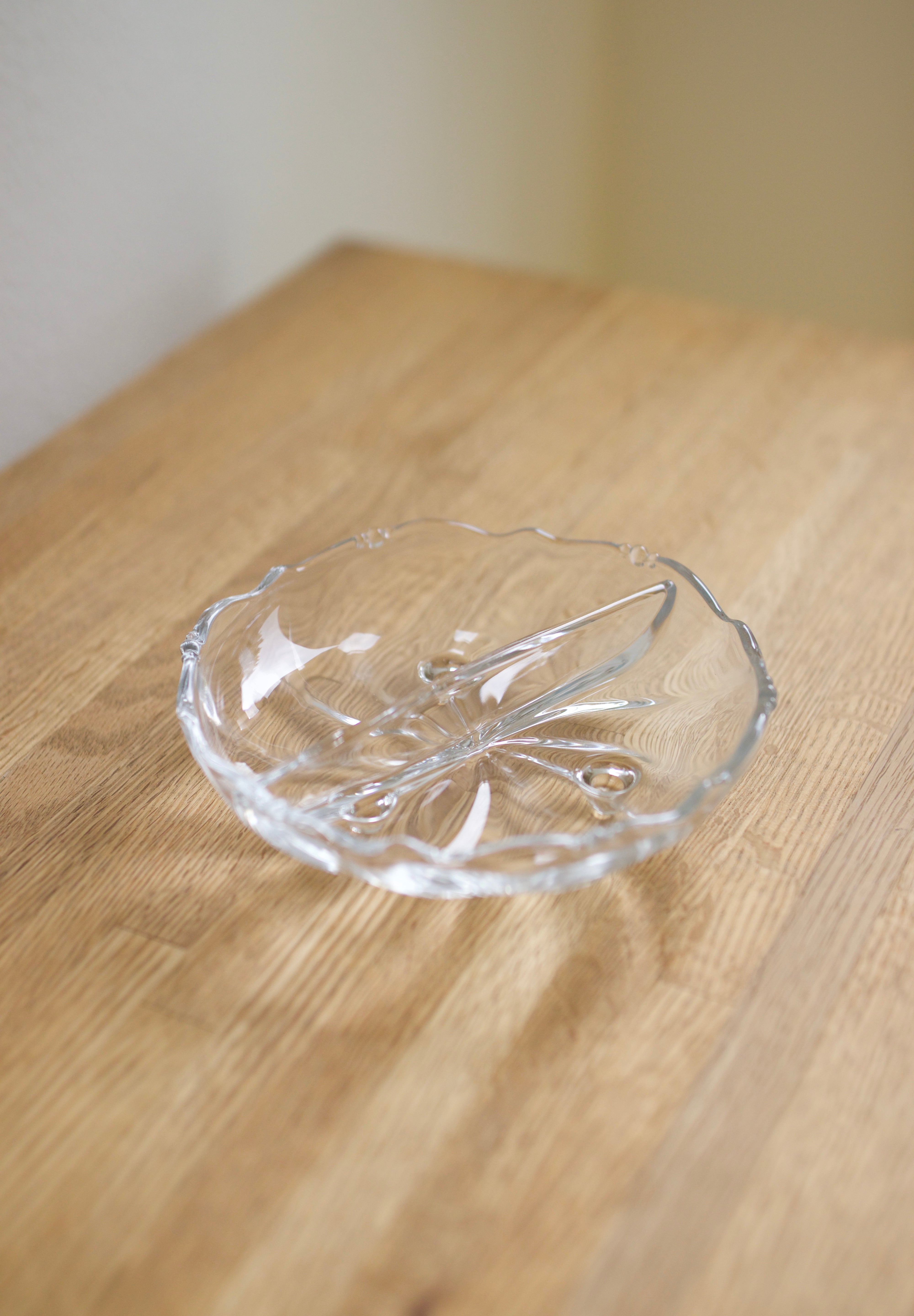 Vintage Heisey Waverly Divided Relish Dish