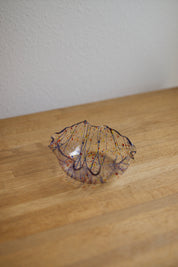 Handcrafted Confetti Art Glass Dish