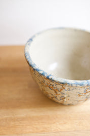 Vintage Red Wing Pottery Spongeware Bowl