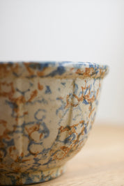 Vintage Red Wing Pottery Spongeware Bowl