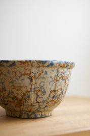 Vintage Red Wing Pottery Spongeware Bowl