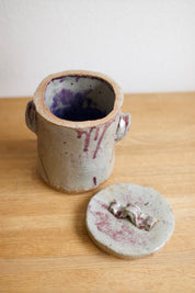 Lidded Studio Pottery Vessel