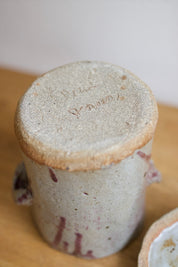 Lidded Studio Pottery Vessel