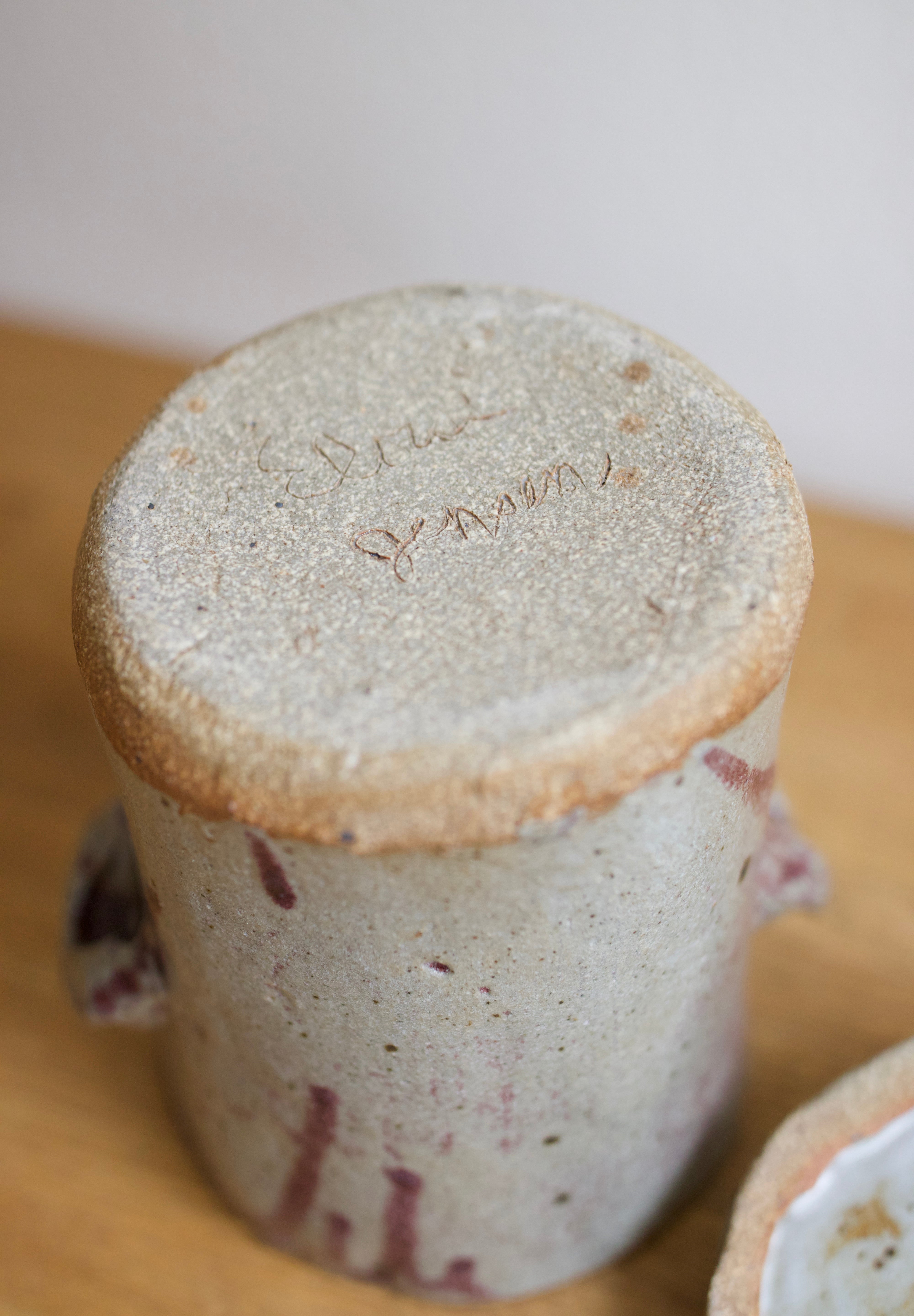 Lidded Studio Pottery Vessel