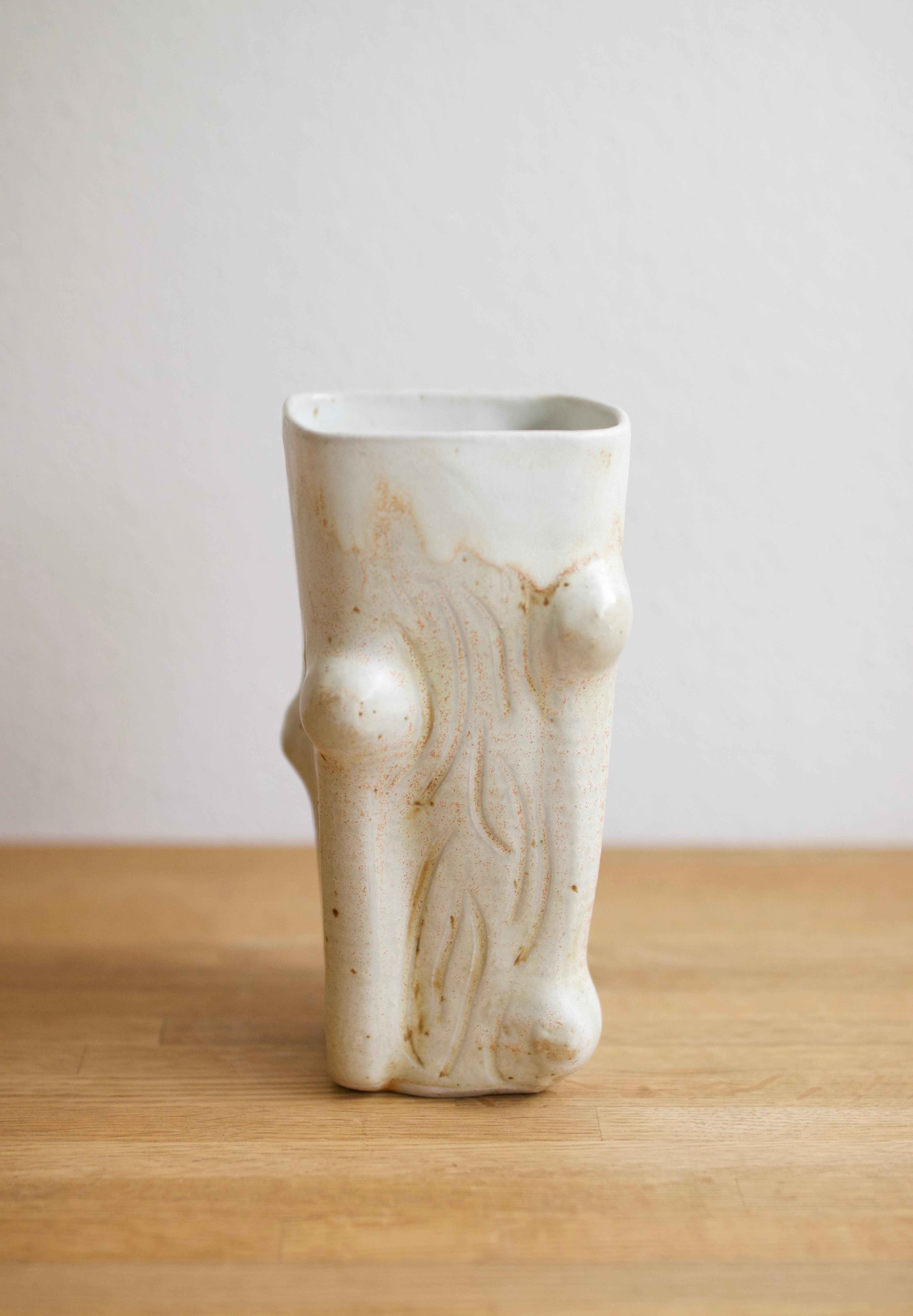 Sculptural Studio Pottery Vase