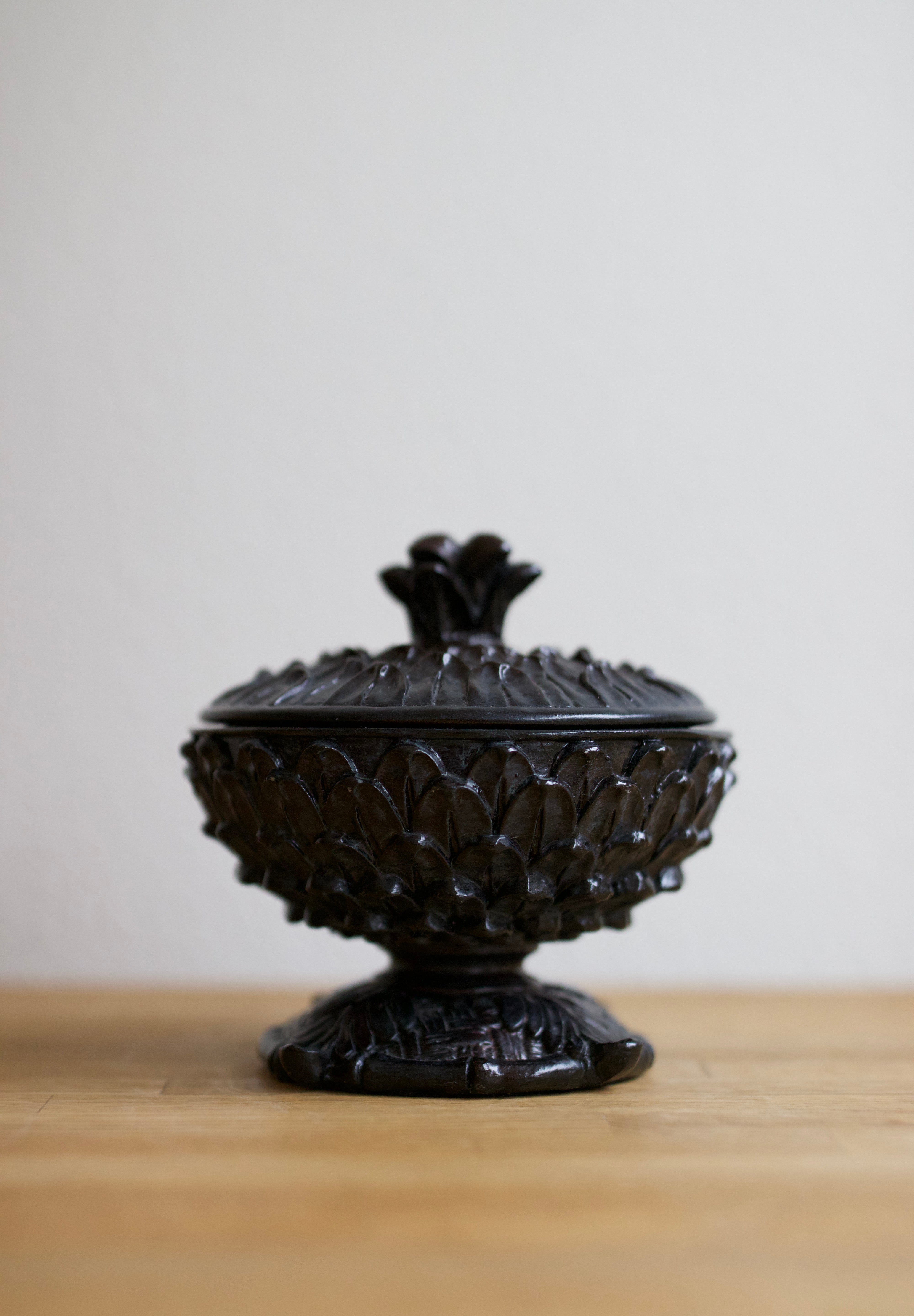 Pineapple Pedestal Candy Dish (1940s)